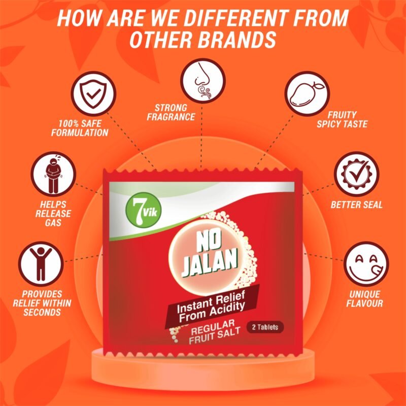 No Jalan Tablet 2 tablet sachet jar - 40 sachets - Image 4