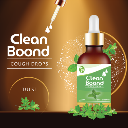 Clean Boond Tulsi 20ml + 5ml Extra