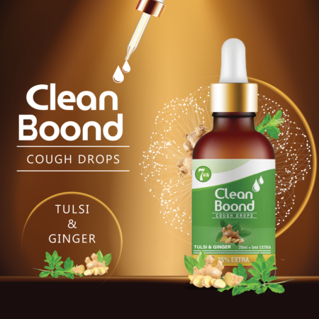 Clean Boond Tulsi + Ginger 25ml Drop